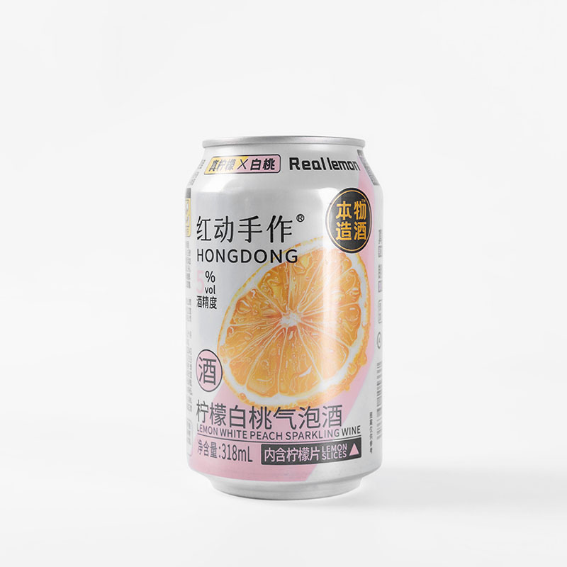檸檬白桃氣泡酒